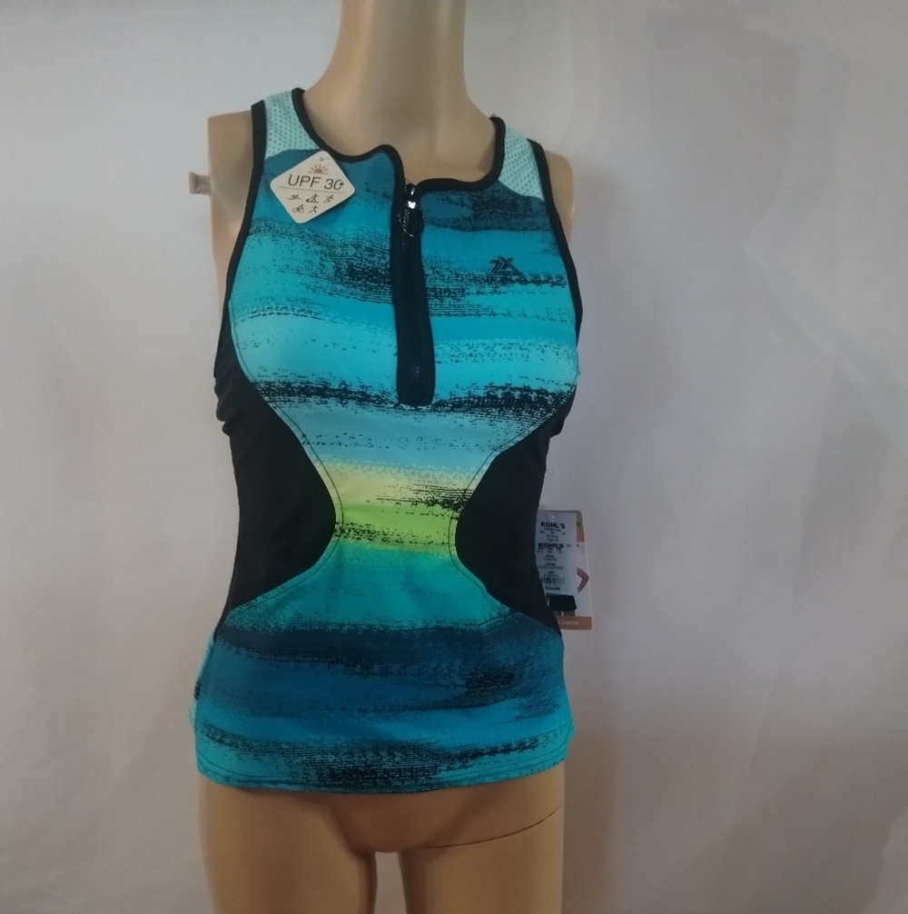 NWT ZeroXposur Scuba Tankini Swim Tank Top